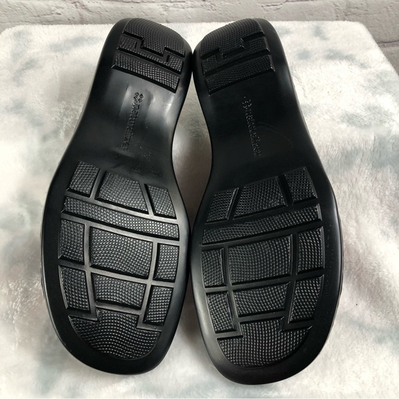 NATURALIZER RED PEBBLE LEATHER CADELL SANDALS/SLIDES SIZE 8 1/2 /8•5 - Picture 6 of 10